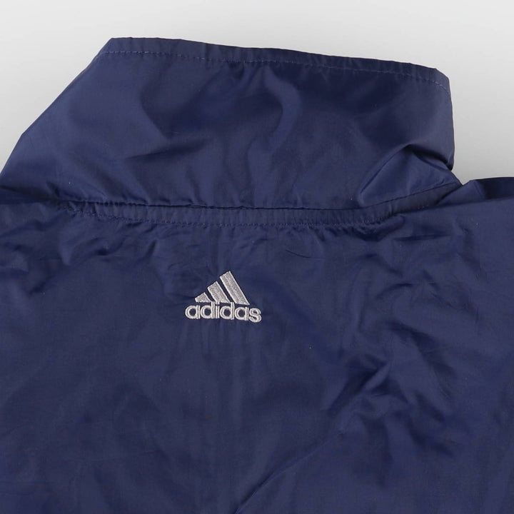 Adidas nylon jacket, men's size L Nylon navy blue type Vintage Second Hand