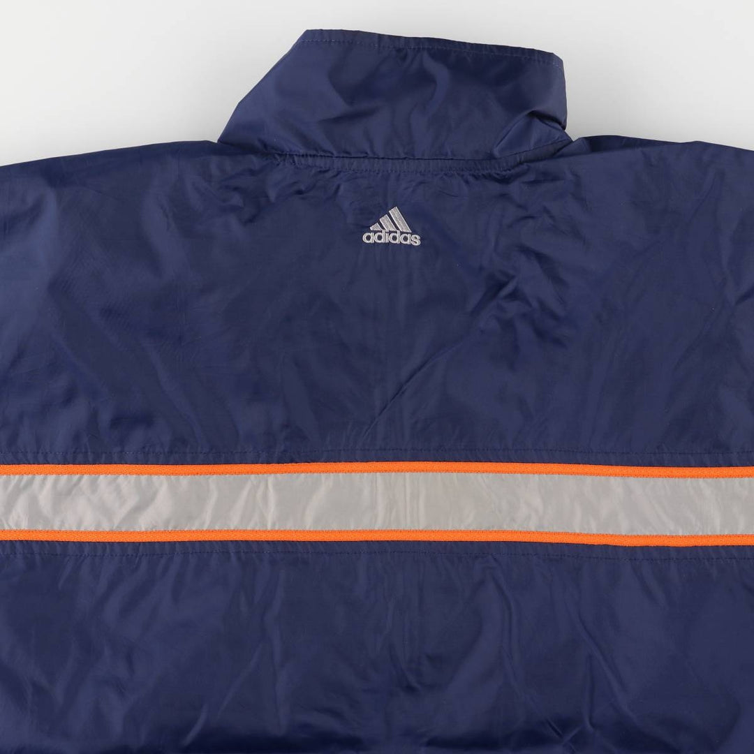 Adidas nylon jacket, men's size L Nylon navy blue type Vintage Second Hand