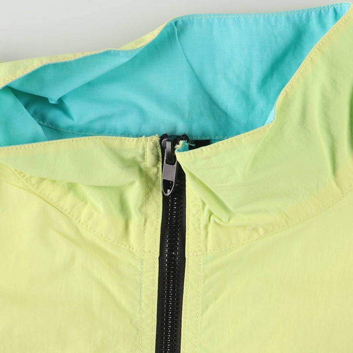 GOTCHA Half-Zip Nylon Pullover, Men's Size Medium Nylon yellow type Vintage Second Hand