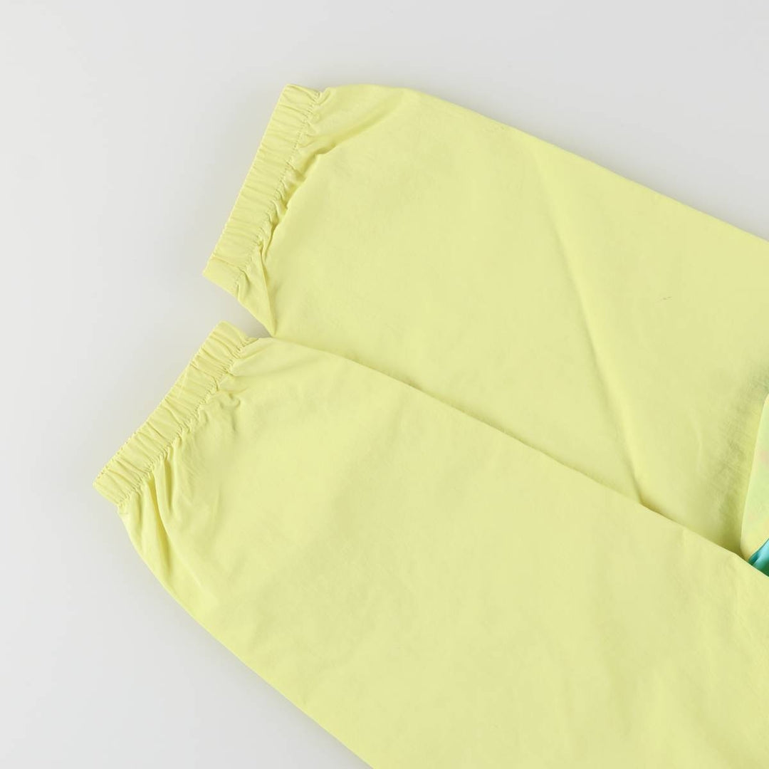 GOTCHA Half-Zip Nylon Pullover, Men's Size Medium Nylon yellow type Vintage Second Hand