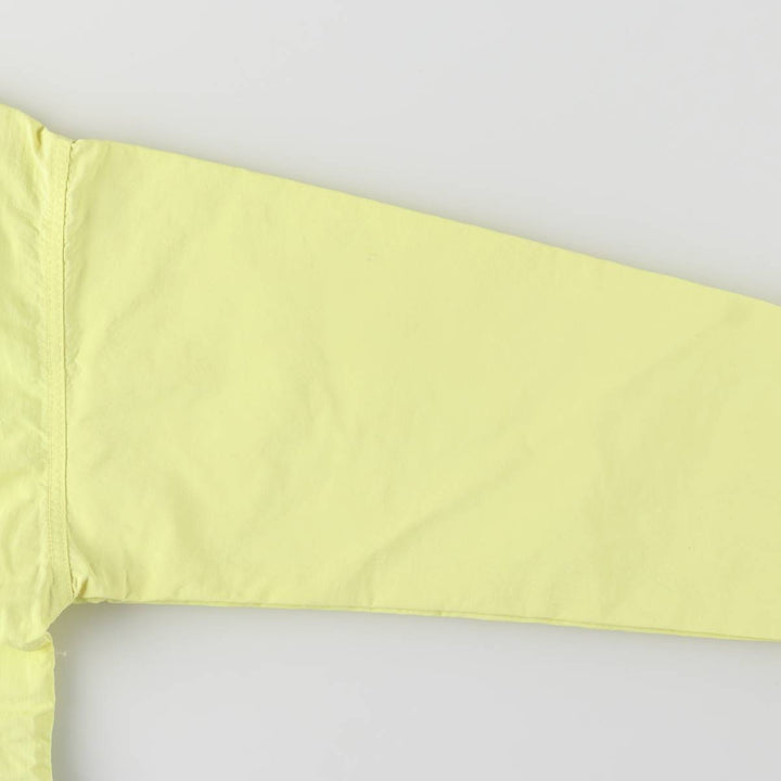 GOTCHA Half-Zip Nylon Pullover, Men's Size Medium Nylon yellow type Vintage Second Hand