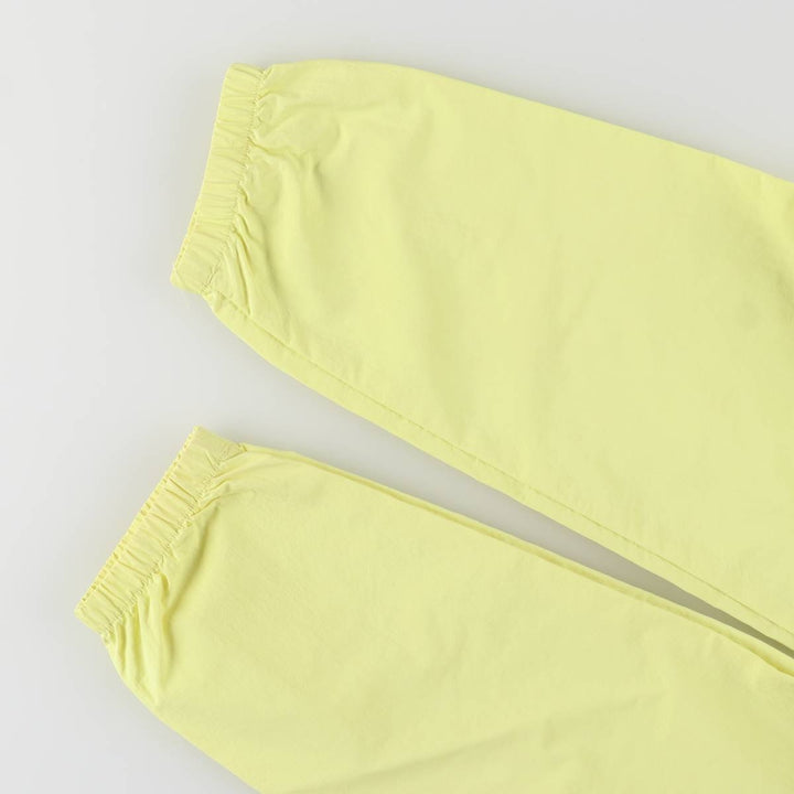 GOTCHA Half-Zip Nylon Pullover, Men's Size Medium Nylon yellow type Vintage Second Hand