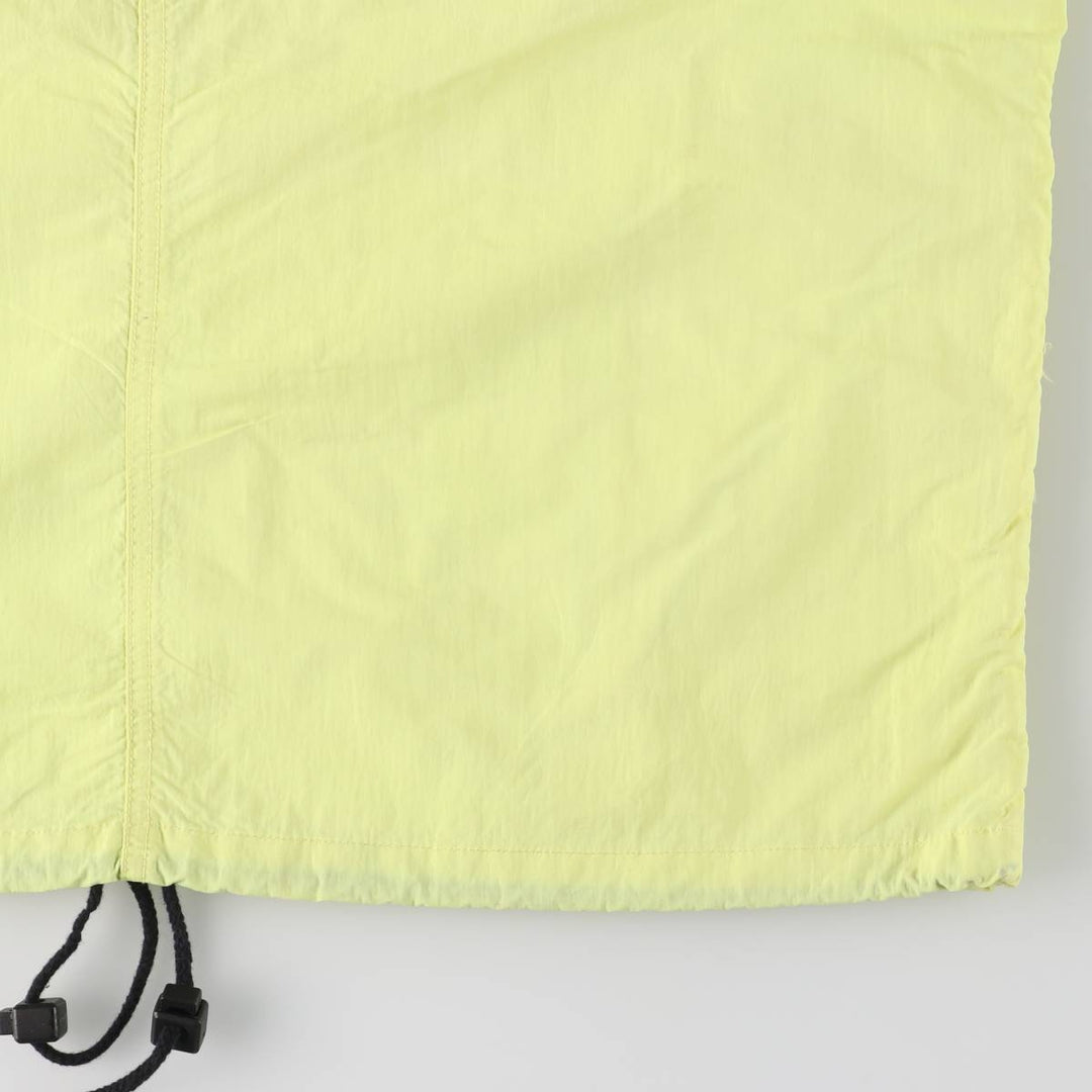 GOTCHA Half-Zip Nylon Pullover, Men's Size Medium Nylon yellow type Vintage Second Hand