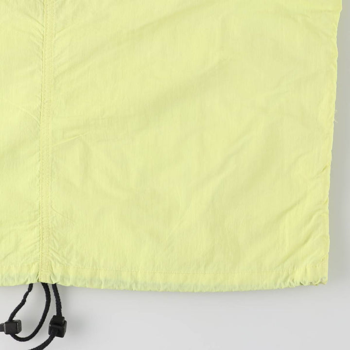 GOTCHA Half-Zip Nylon Pullover, Men's Size Medium Nylon yellow type Vintage Second Hand