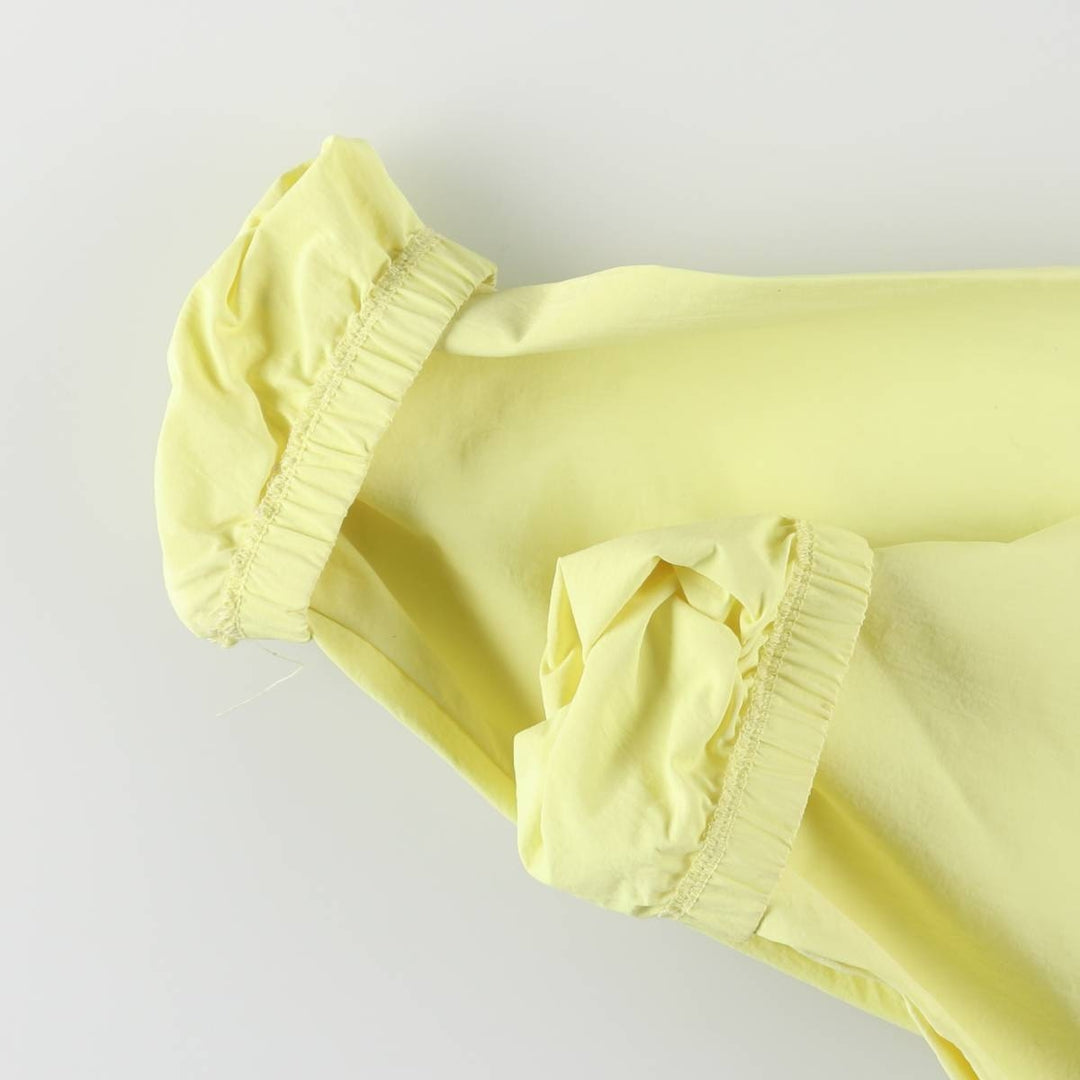 GOTCHA Half-Zip Nylon Pullover, Men's Size Medium Nylon yellow type Vintage Second Hand