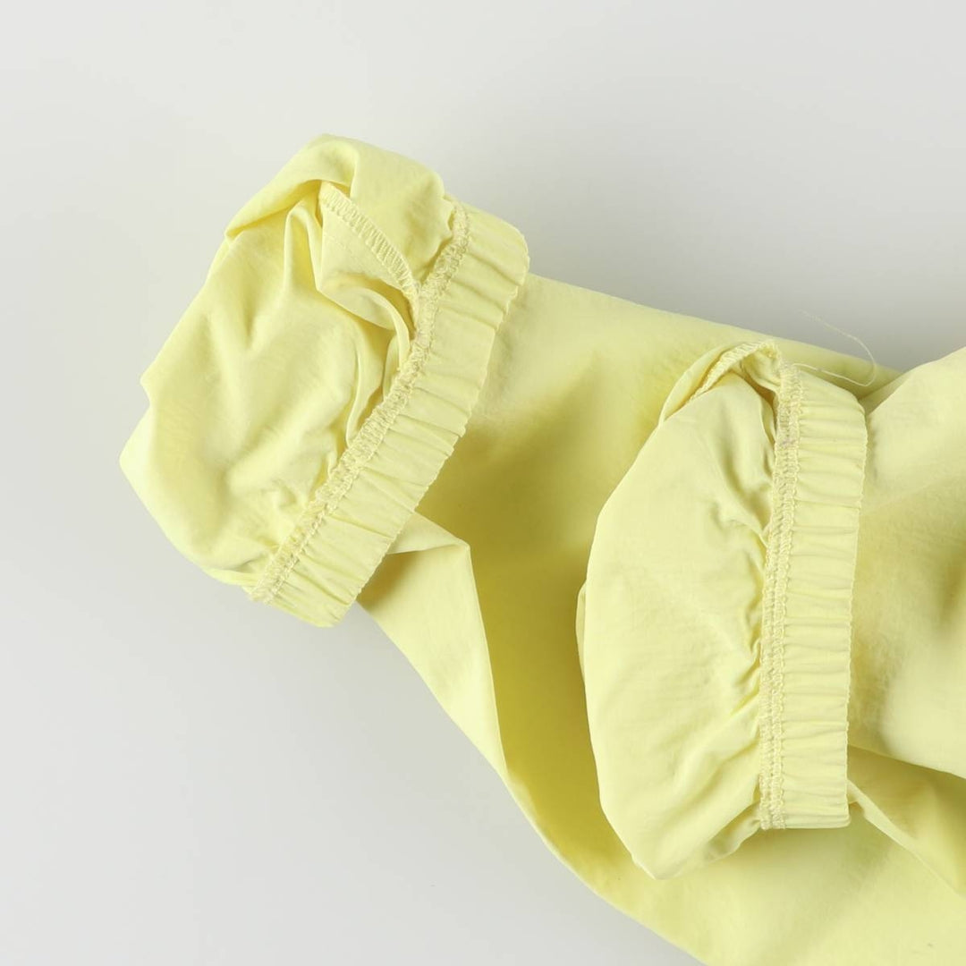 GOTCHA Half-Zip Nylon Pullover, Men's Size Medium Nylon yellow type Vintage Second Hand