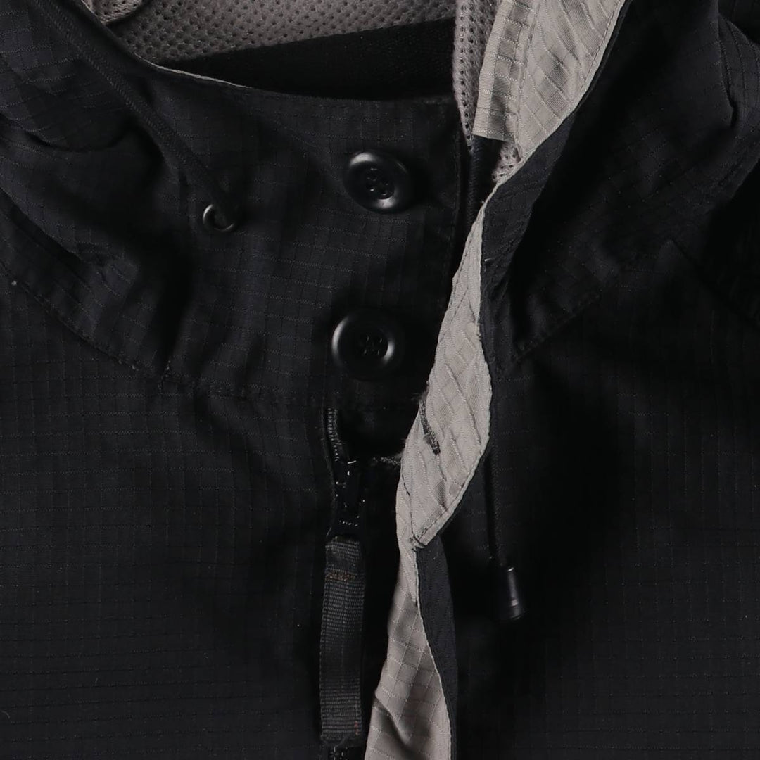 2000'S Nike Ripstop Anorak Parka, Men's XL Nylon black type Vintage Second Hand