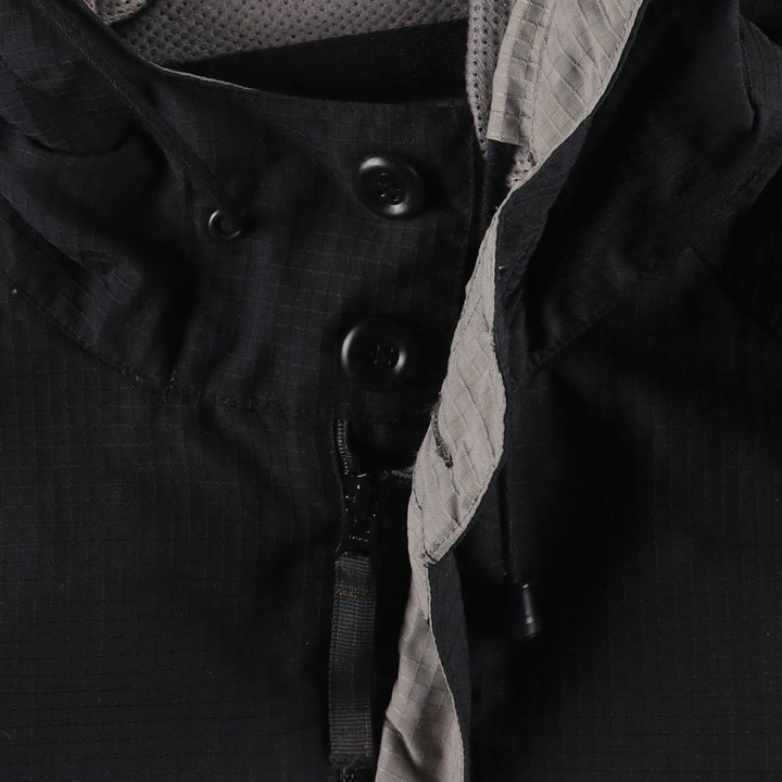 2000'S Nike Ripstop Anorak Parka, Men's XL Nylon black type Vintage Second Hand