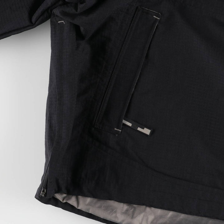 2000'S Nike Ripstop Anorak Parka, Men's XL Nylon black type Vintage Second Hand