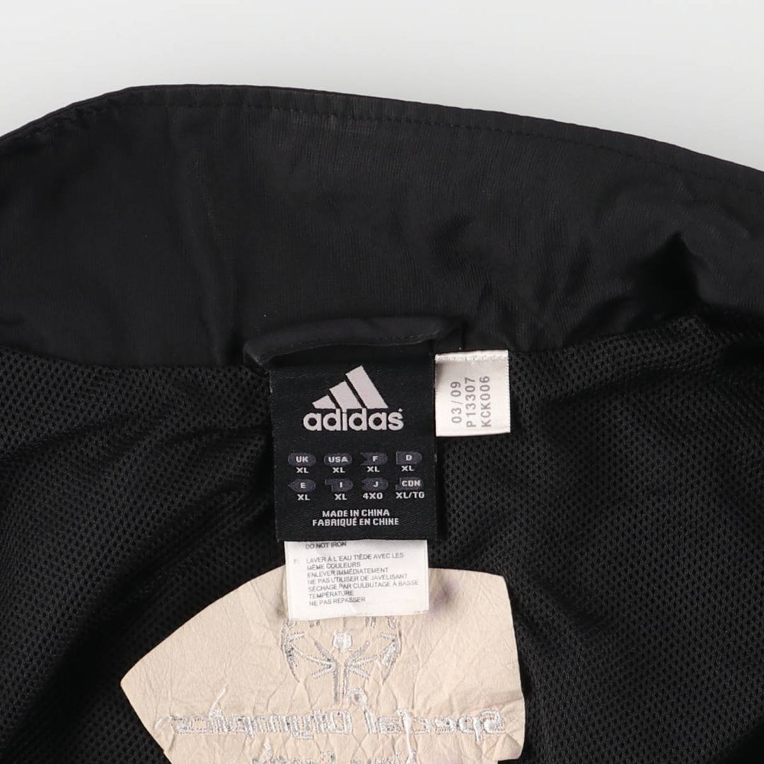 2000'S adidas MICHELIN windbreaker, men's size XL polyester black type Vintage Second Hand