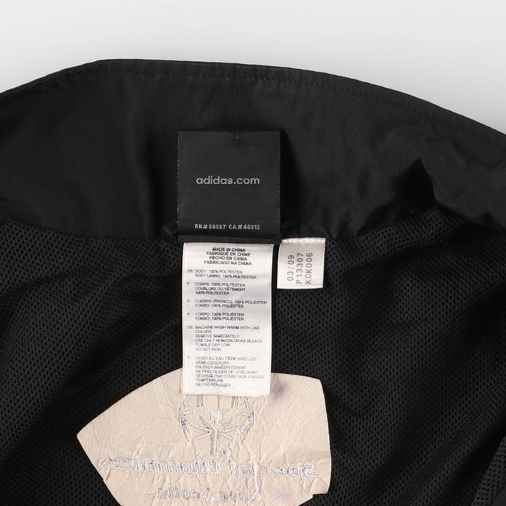 2000'S adidas MICHELIN windbreaker, men's size XL polyester black type Vintage Second Hand