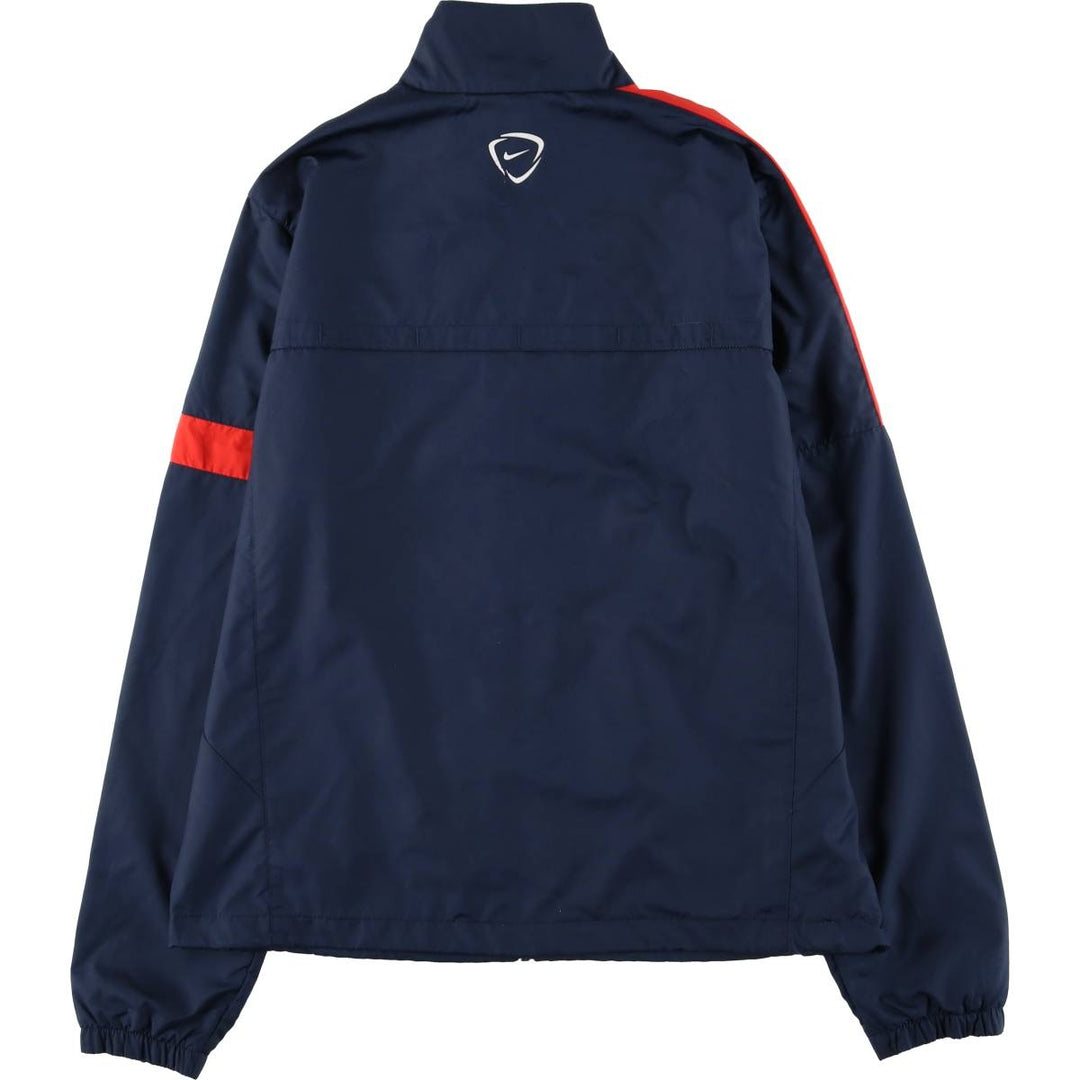 Nike windbreaker, men's size L polyester navy blue type Vintage Second Hand