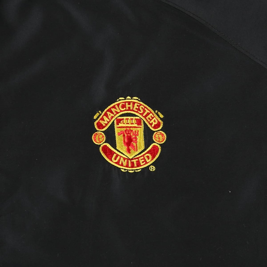 2000'S Nike Premier League Manchester United FC Windbreaker, Men's XL polyester black type Vintage Second Hand