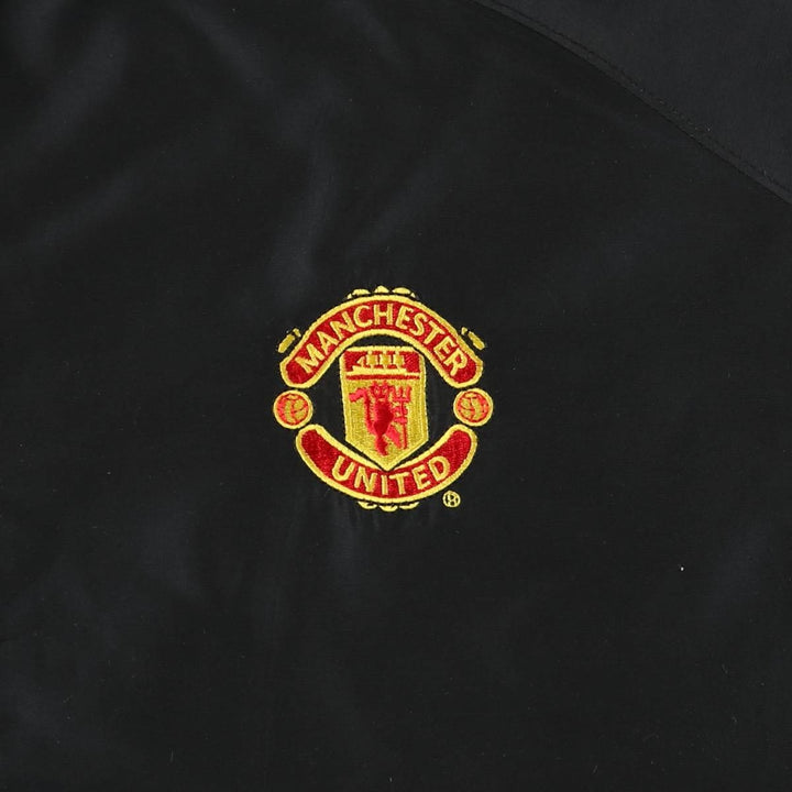 2000'S Nike Premier League Manchester United FC Windbreaker, Men's XL polyester black type Vintage Second Hand