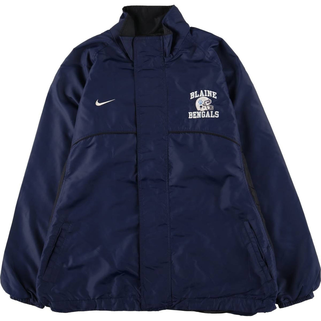 2000'S Nike Team Nylon Jacket, Men's XL Nylon navy blue type Vintage Second Hand