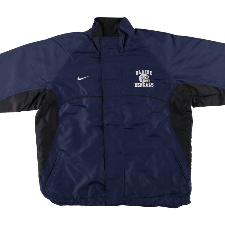 2000'S Nike Team Nylon Jacket, Men's XL Nylon navy blue type Vintage Second Hand