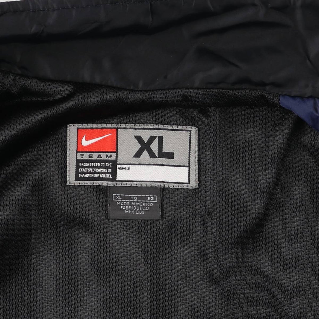 2000'S Nike Team Nylon Jacket, Men's XL Nylon navy blue type Vintage Second Hand