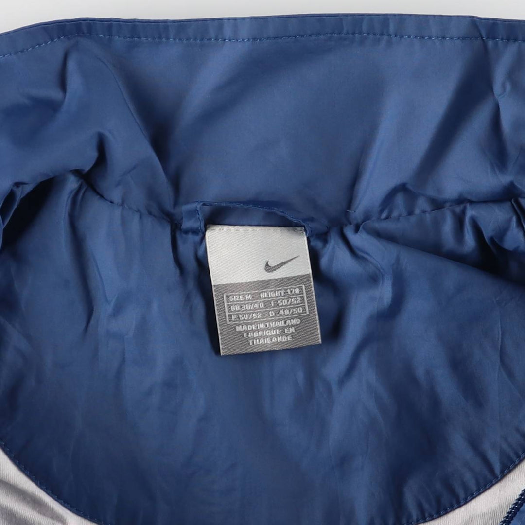 00'S Nike Nylon Jacket Men's M size Nylon blue type Vintage Second Hand