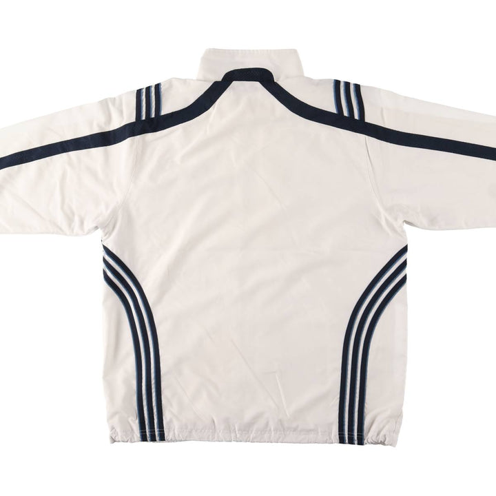 00'S adidas windbreaker, men's size M polyester white type Vintage Second Hand