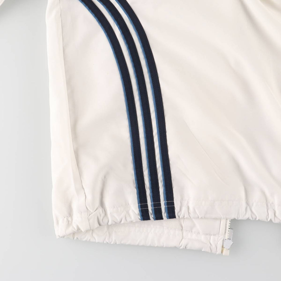 00'S adidas windbreaker, men's size M polyester white type Vintage Second Hand