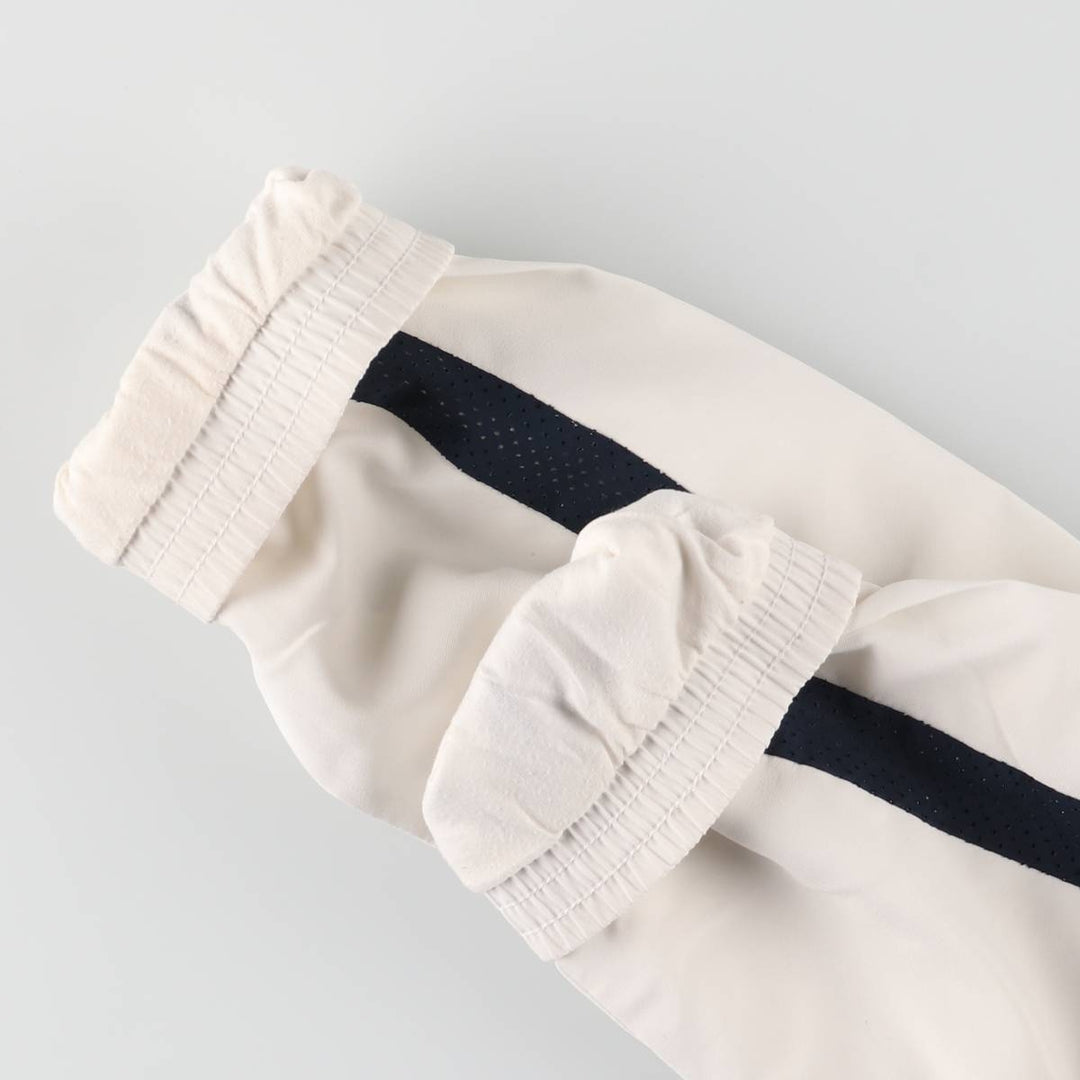 00'S adidas windbreaker, men's size M polyester white type Vintage Second Hand