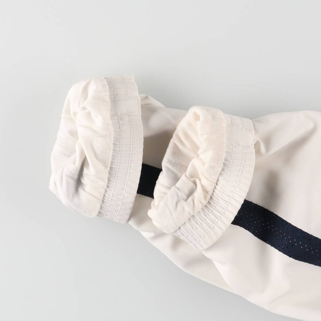 00'S adidas windbreaker, men's size M polyester white type Vintage Second Hand
