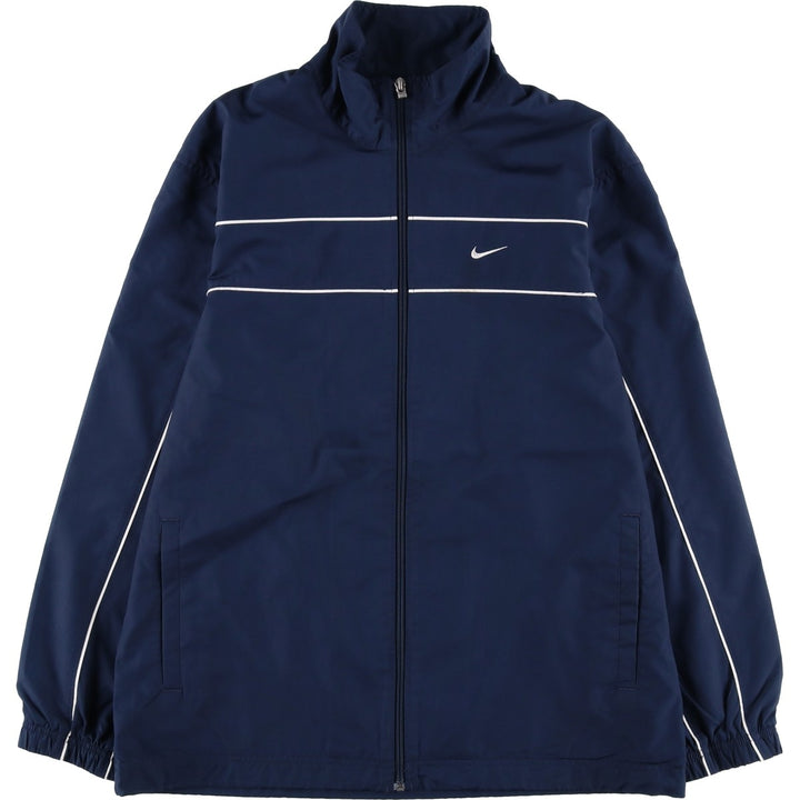 00'S Nike Windbreaker Men's M size polyester navy blue type Vintage Second Hand