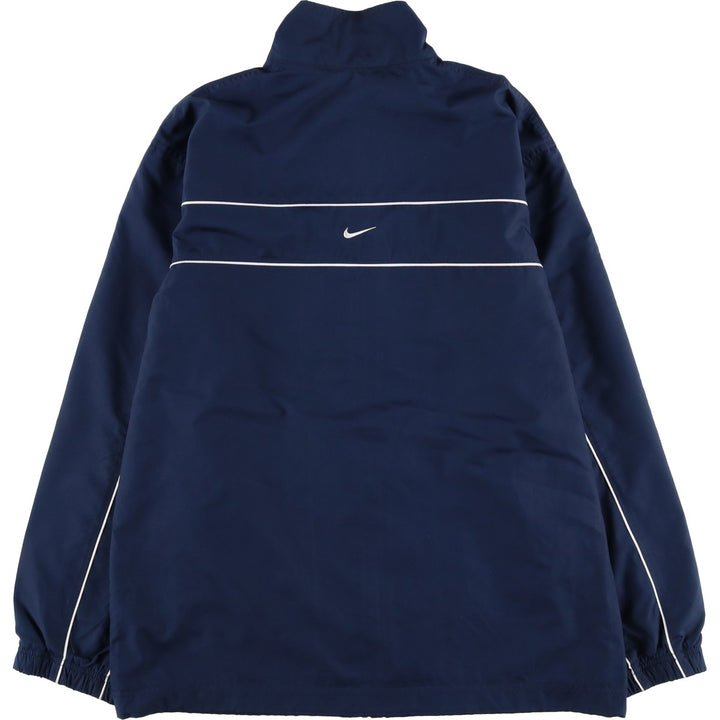 00'S Nike Windbreaker Men's M size polyester navy blue type Vintage Second Hand