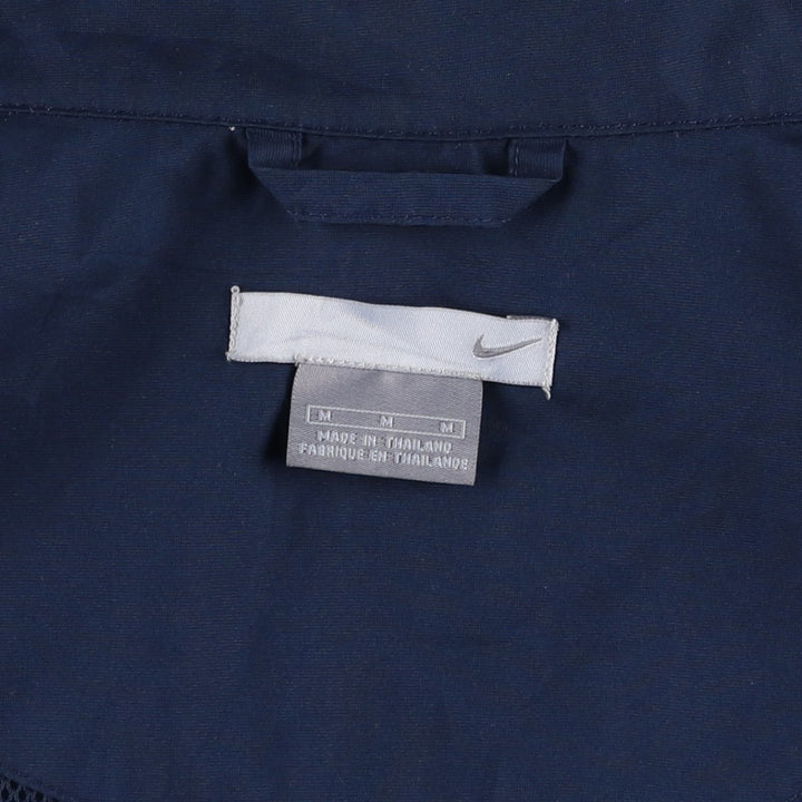 00'S Nike Windbreaker Men's M size polyester navy blue type Vintage Second Hand