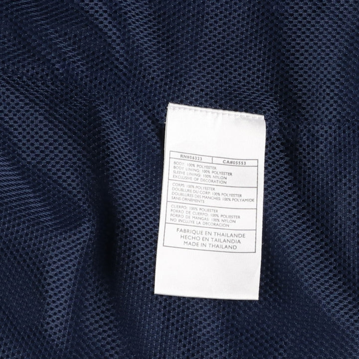 00'S Nike Windbreaker Men's M size polyester navy blue type Vintage Second Hand