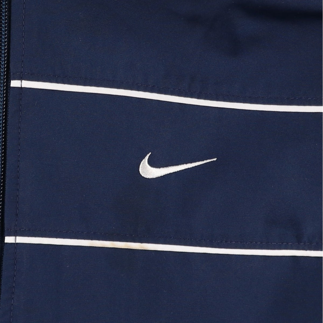 00'S Nike Windbreaker Men's M size polyester navy blue type Vintage Second Hand