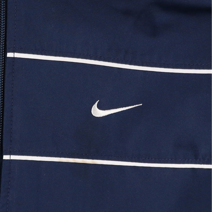 00'S Nike Windbreaker Men's M size polyester navy blue type Vintage Second Hand