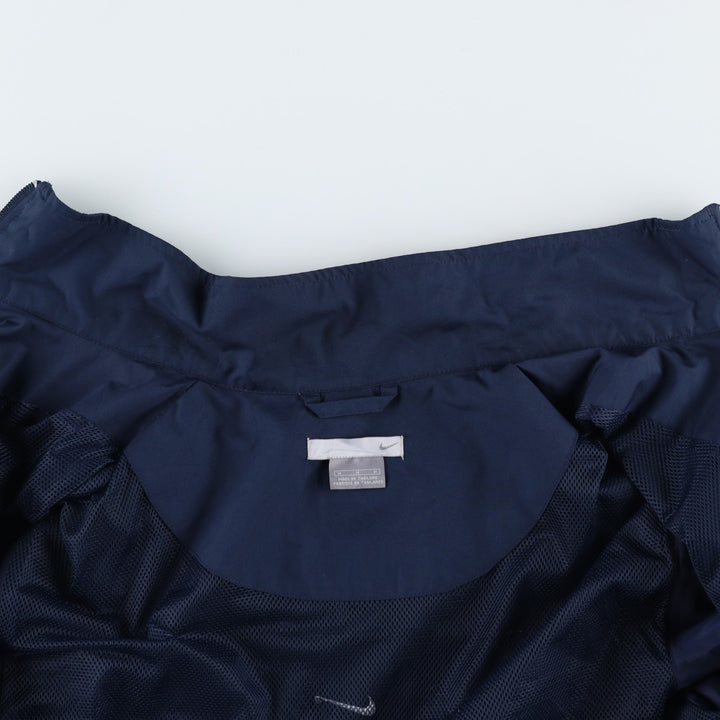 00'S Nike Windbreaker Men's M size polyester navy blue type Vintage Second Hand