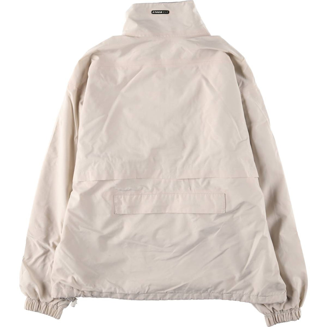 Nike Golf Half Zip Warm-up Pullover, Men's Size L polyester white type Vintage Second Hand