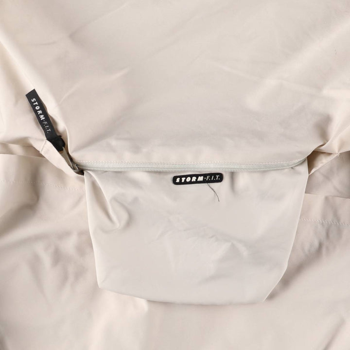 Nike Golf Half Zip Warm-up Pullover, Men's Size L polyester white type Vintage Second Hand