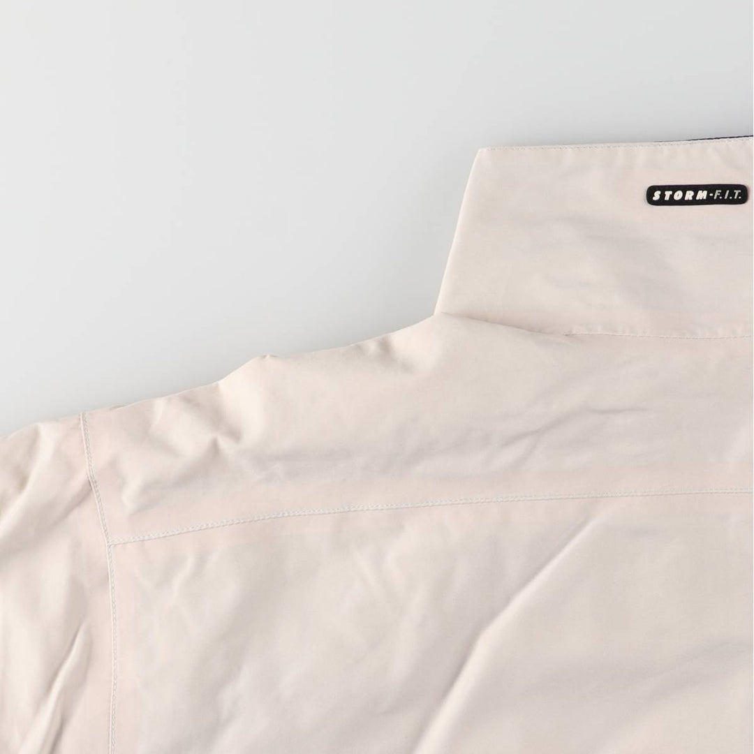 Nike Golf Half Zip Warm-up Pullover, Men's Size L polyester white type Vintage Second Hand