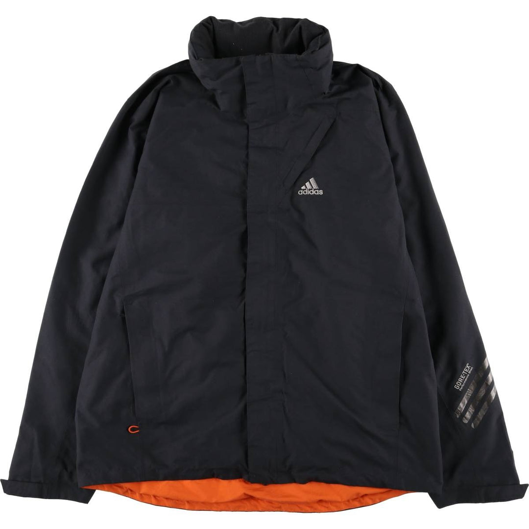 2000'S adidas CLIMA365 GORE-TEX windbreaker, men's size XL polyester black type Vintage Second Hand