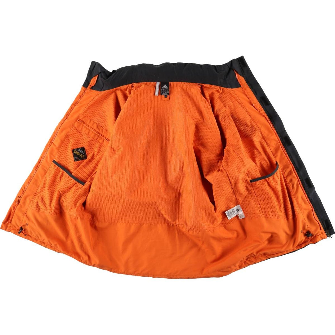 2000'S adidas CLIMA365 GORE-TEX windbreaker, men's size XL polyester black type Vintage Second Hand