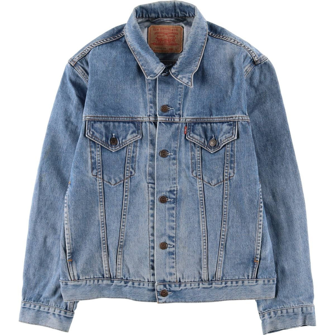 Levi's Euro Model Denim Jacket, G-Jean, Men's Size L cotton blue type Vintage Second Hand