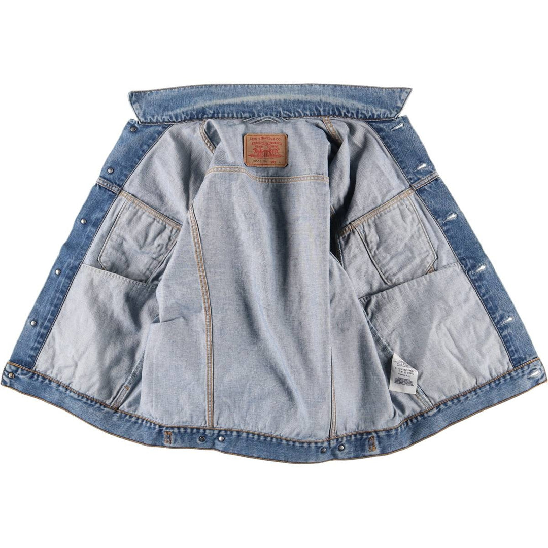 Levi's Euro Model Denim Jacket, G-Jean, Men's Size L cotton blue type Vintage Second Hand