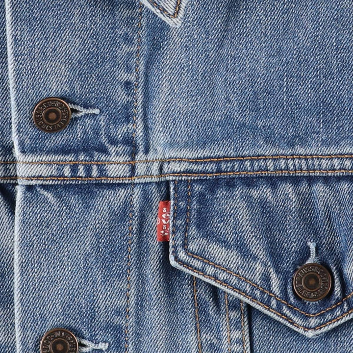 Levi's Euro Model Denim Jacket, G-Jean, Men's Size L cotton blue type Vintage Second Hand