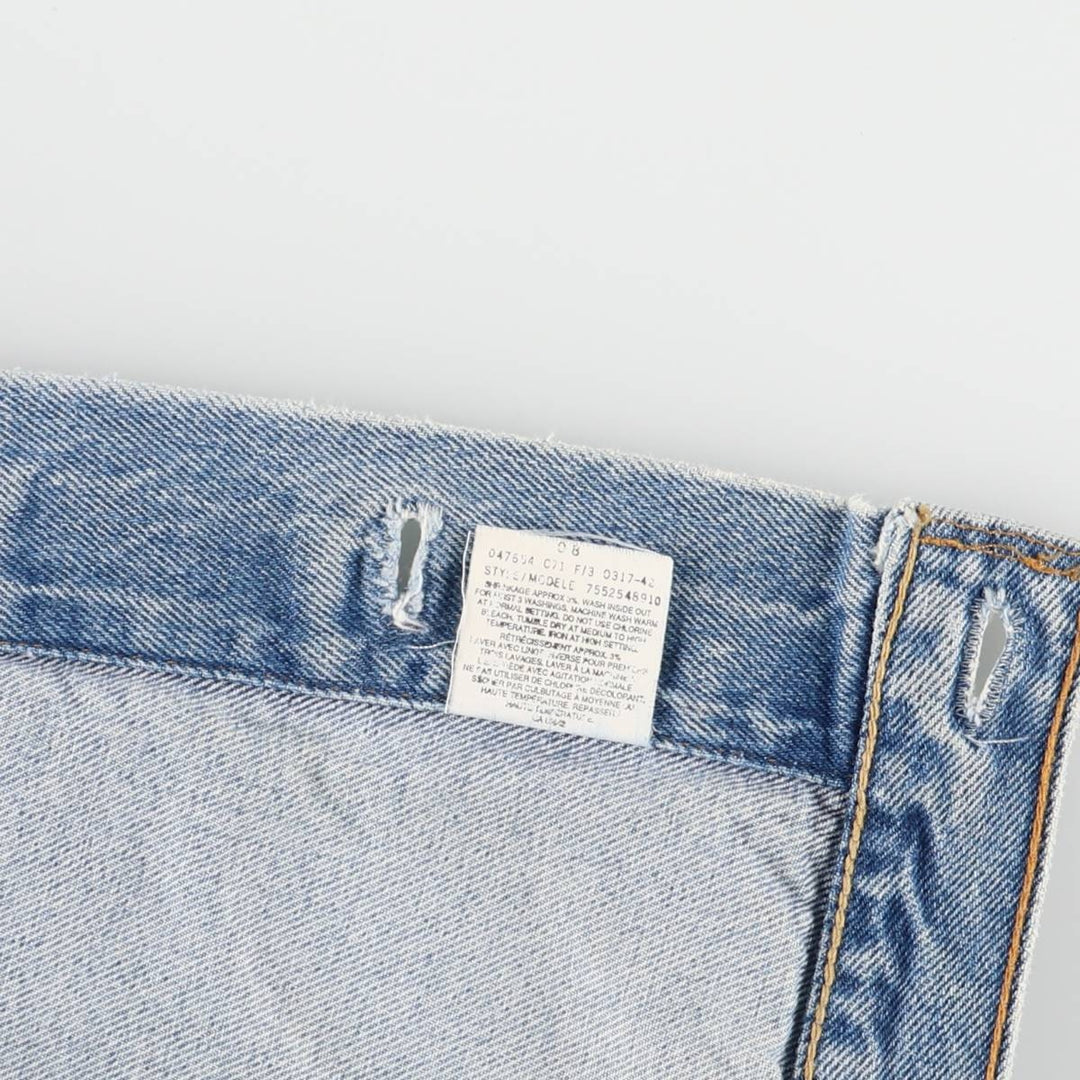 Levi's 75525-4891 Denim Jacket, Made in Canada, Men's Size XL cotton blue type Vintage Second Hand