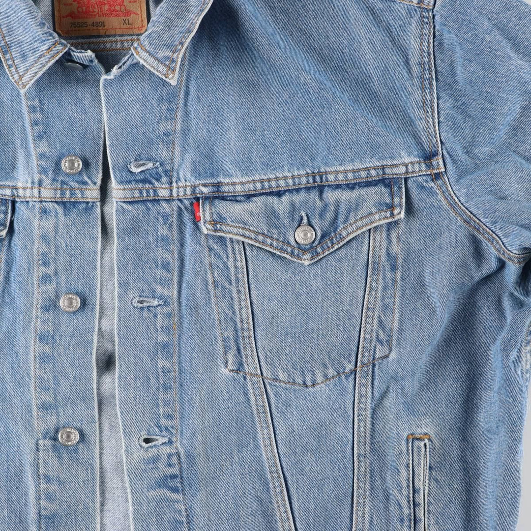 Levi's 75525-4891 Denim Jacket, Made in Canada, Men's Size XL cotton blue type Vintage Second Hand