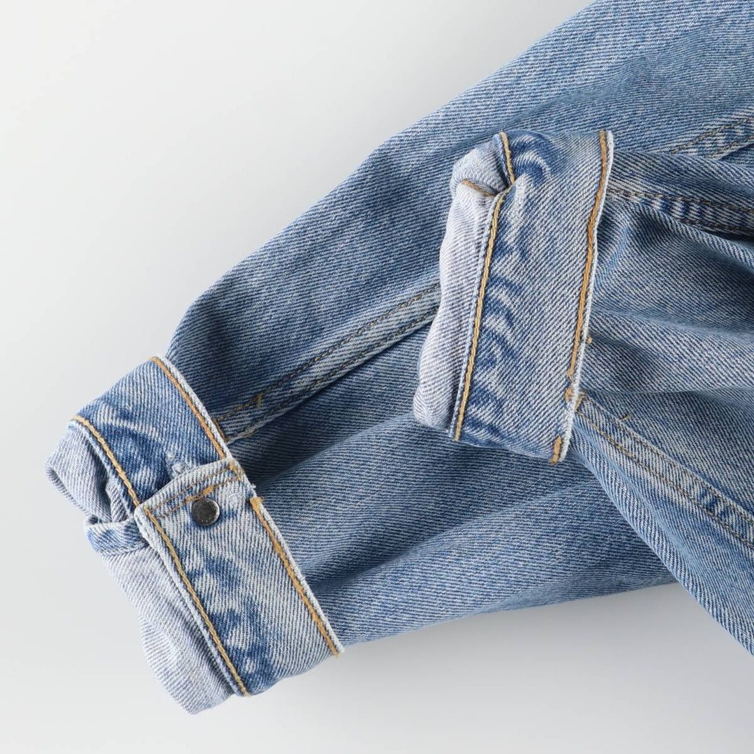 Levi's 75525-4891 Denim Jacket, Made in Canada, Men's Size XL cotton blue type Vintage Second Hand