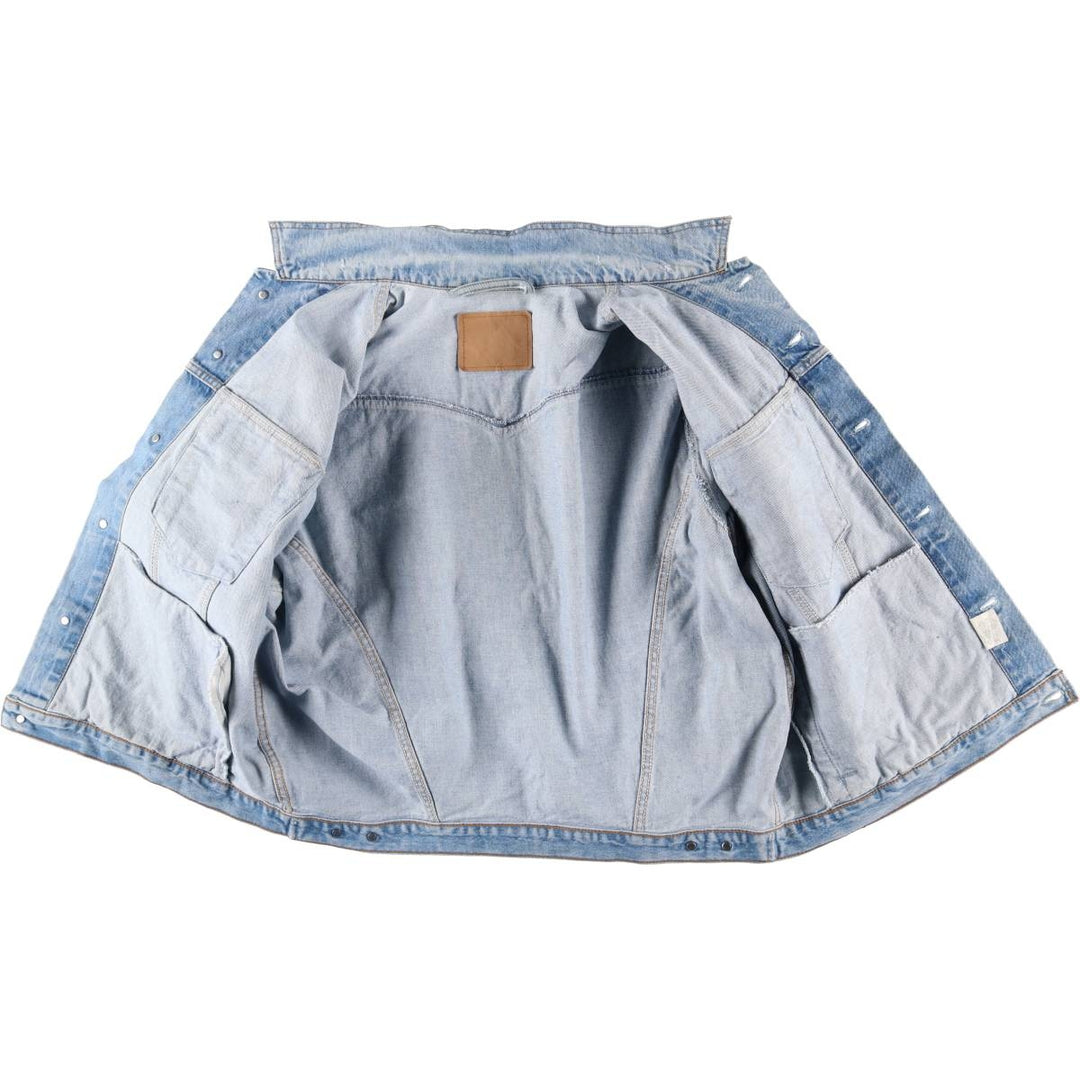 Levi's denim jacket, made in Canada, men's size XL cotton blue type Vintage Second Hand