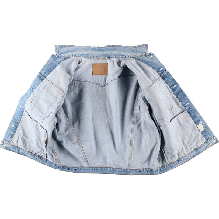 Levi's denim jacket, made in Canada, men's size XL cotton blue type Vintage Second Hand