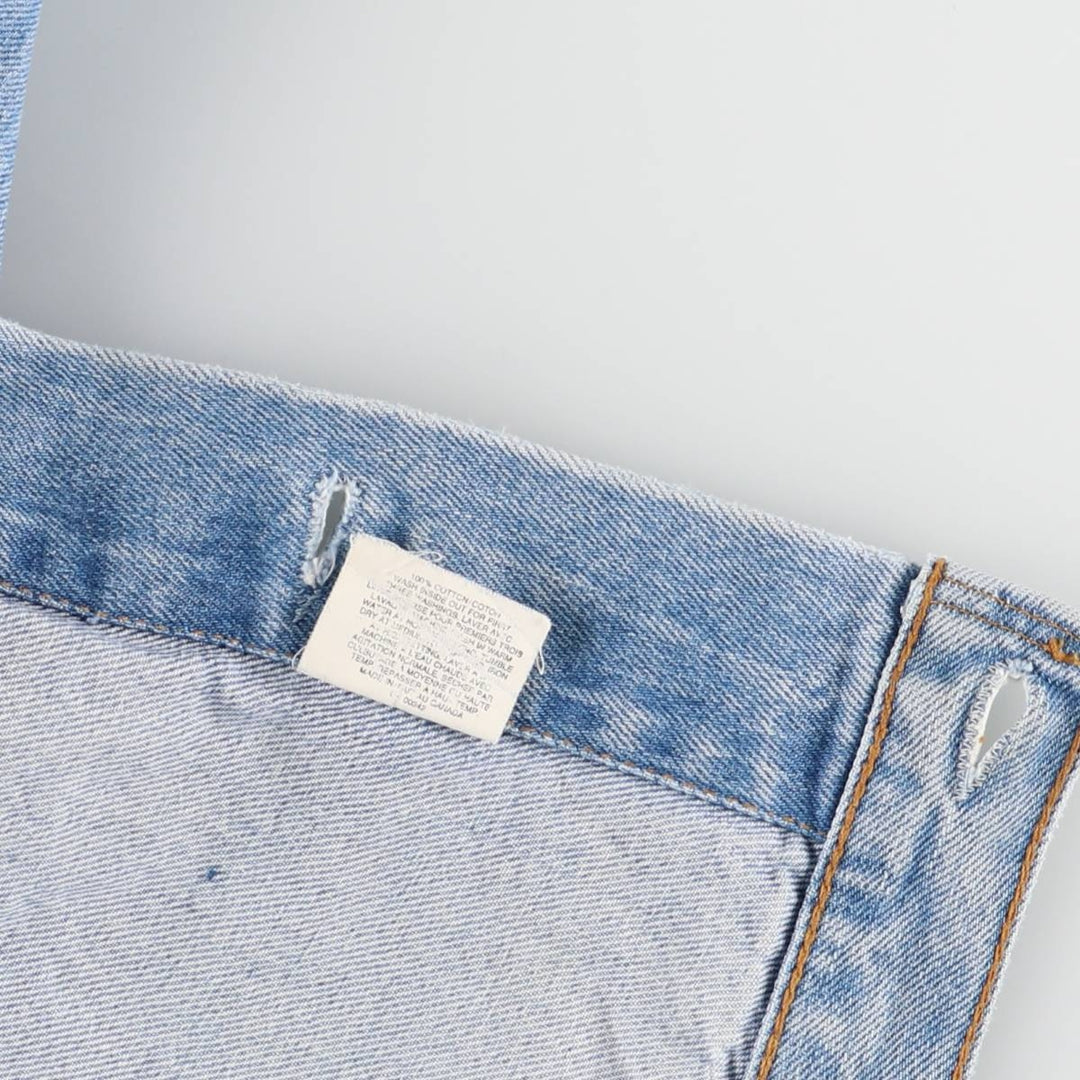Levi's denim jacket, made in Canada, men's size XL cotton blue type Vintage Second Hand