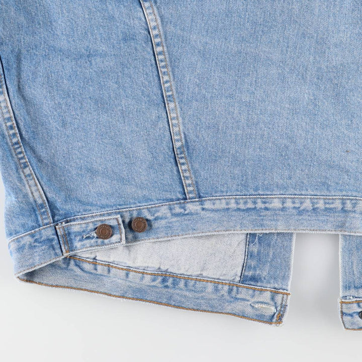 Levi's denim jacket, made in Canada, men's size XL cotton blue type Vintage Second Hand