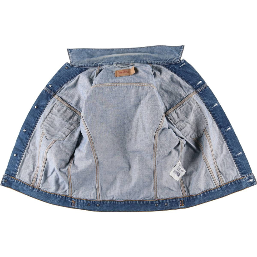 Levi's Euro Model Denim Jacket, Men's XL cotton blue type Vintage Second Hand