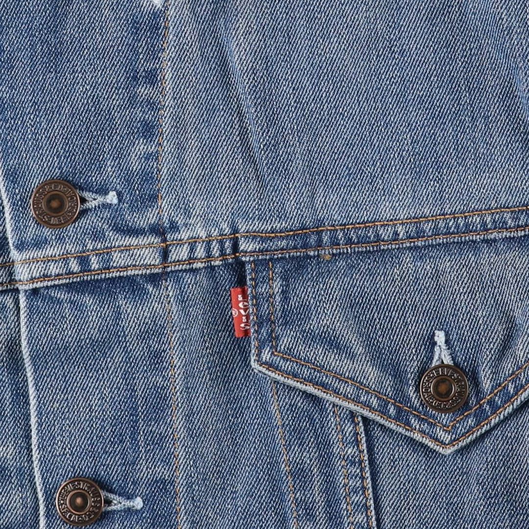 Levi's Euro Model Denim Jacket, Men's XL cotton blue type Vintage Second Hand